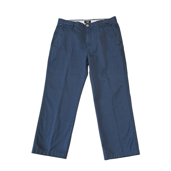 Cutter & Buck Men’s Straight Khaki Chino. Blue Size 34 x 26 #1074 - Picture 1 of 5